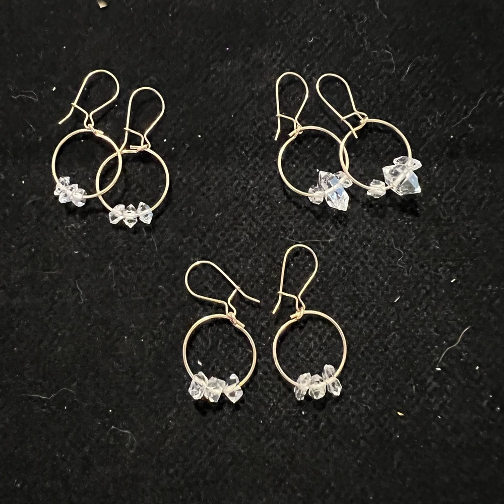 Herkimer Diamond Earrings